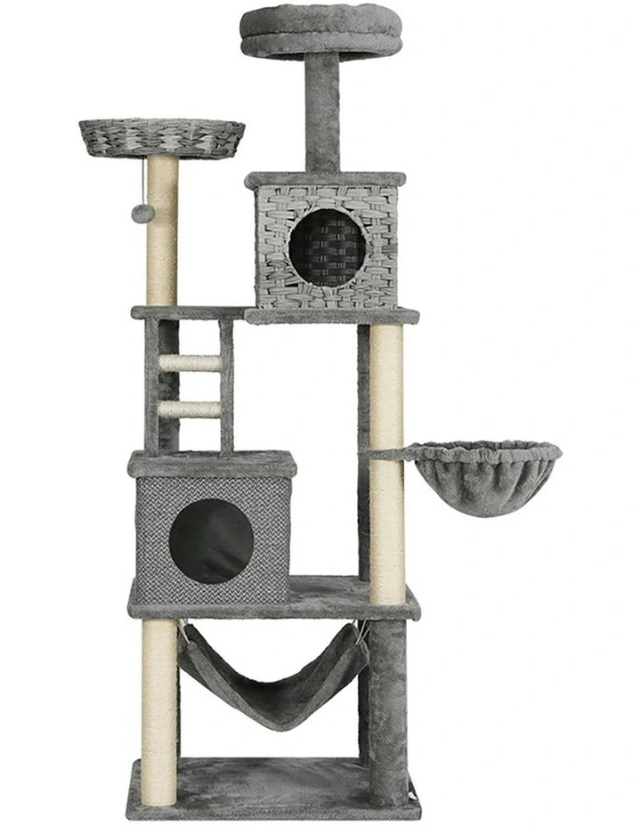 Scratching Post Pet Tree 169cm in Grey