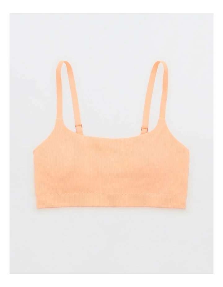 Seamless Skinny Scoop Bralette Bra in Iced Apricot