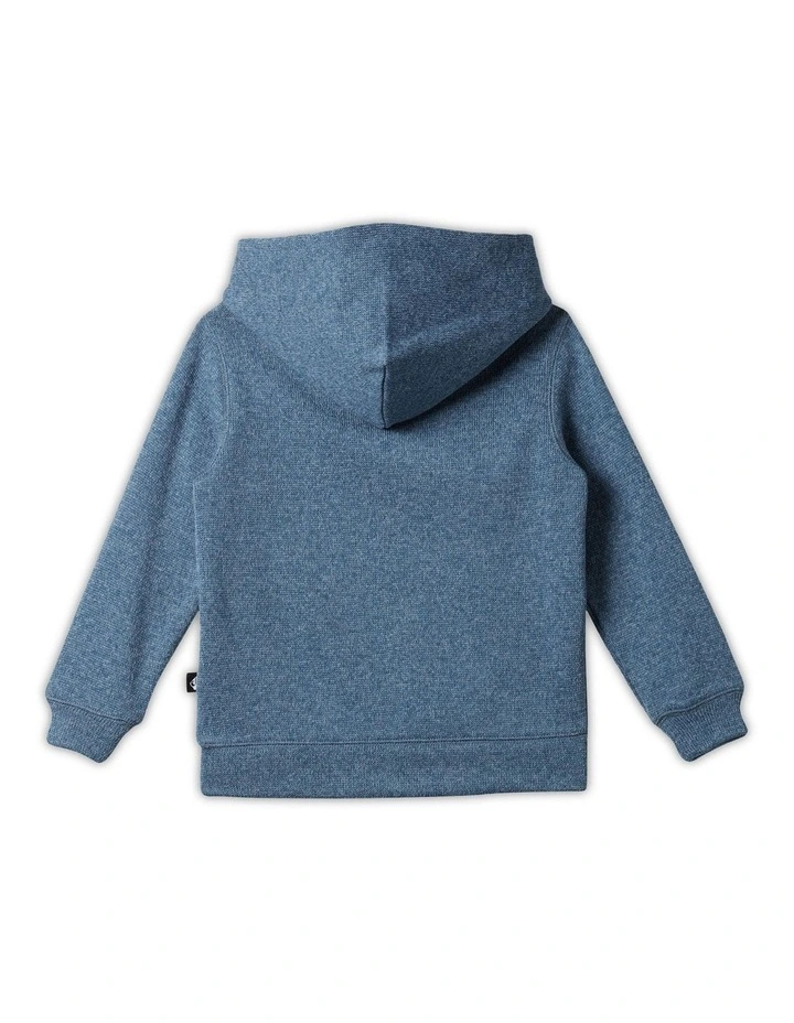 Keller Land and Sea Pullover Hoodie in Cadet Gray Heather