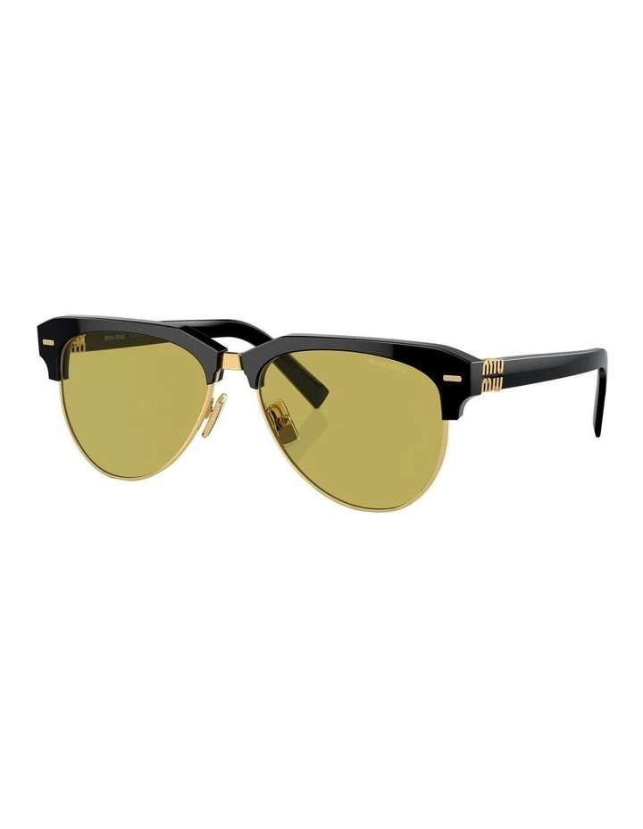 MU 09ZS Sunglasses in Black