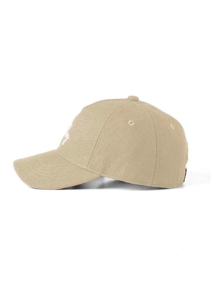 Wool Ball Cap in Light Camel