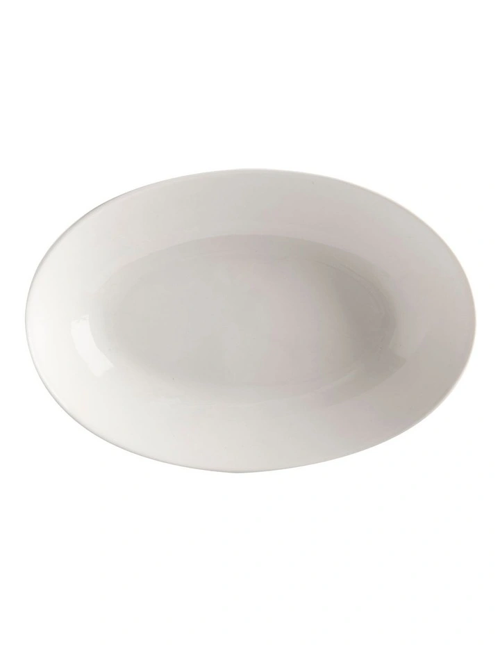 Basics Oval Bowl 25x17cm in White