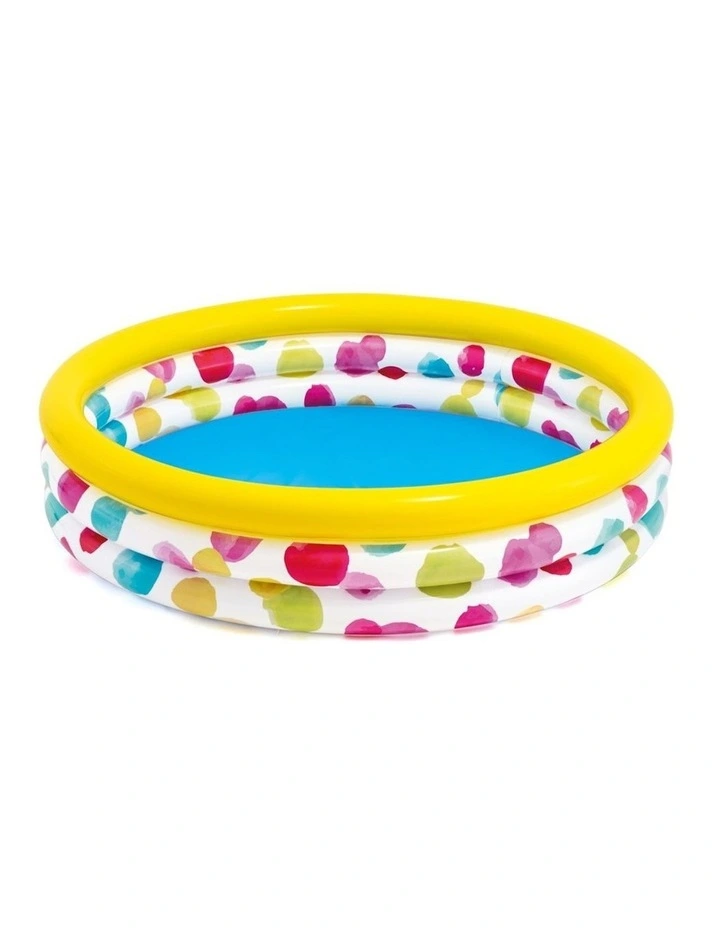 1.47m Outdoor/Patio Inflatable Round Kids Swimming Pool with Dots Pattern