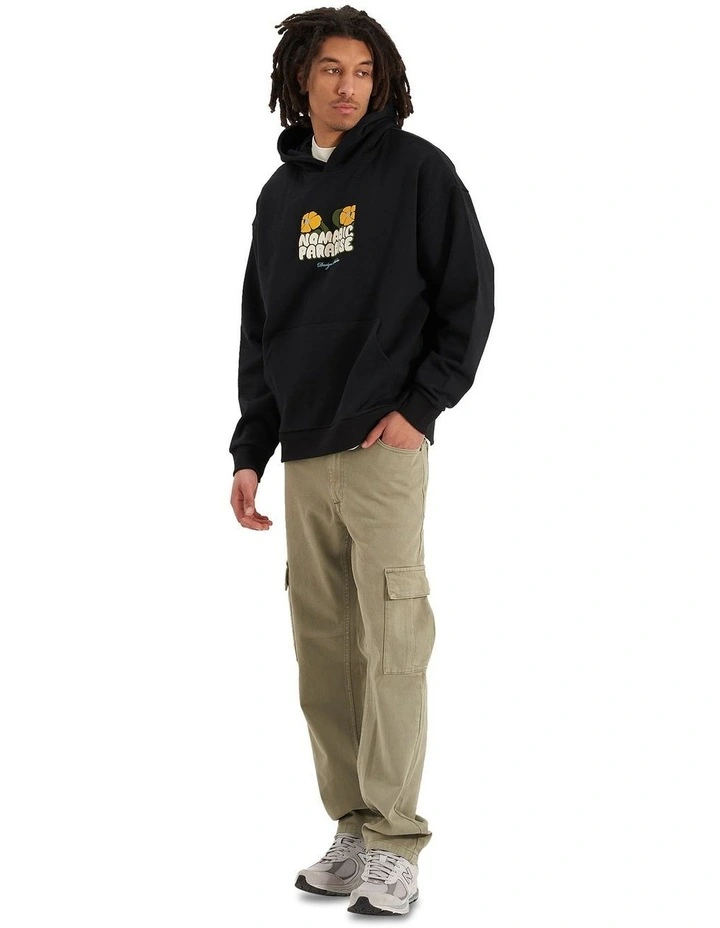 Bluebell Oversized Hoodie in Black