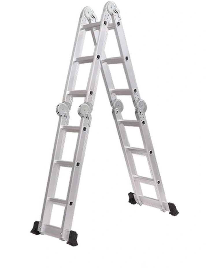 Multipurpose Ladder Step Folding Extension Aluminium Platform Household 3.6M