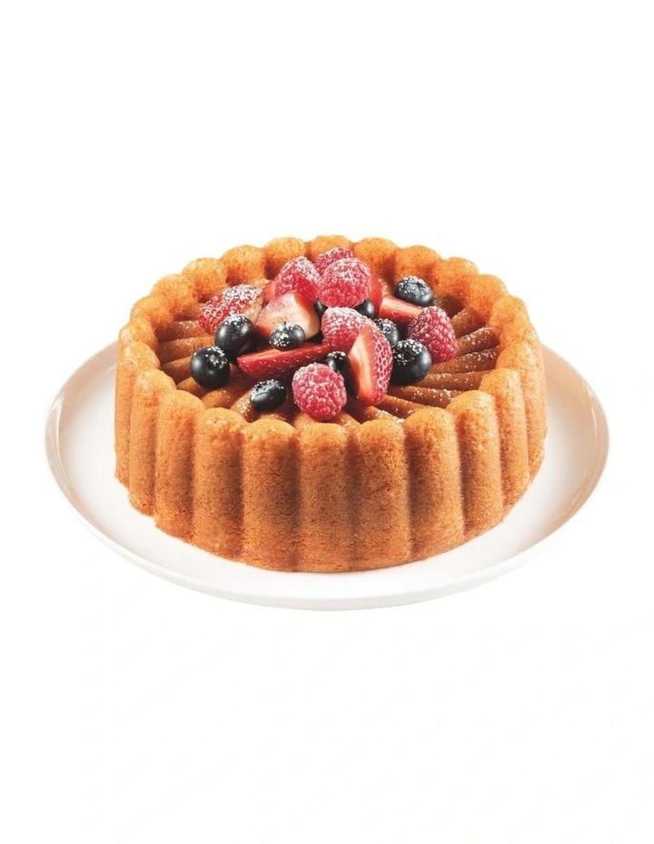 Daisy Cake Pan in Silver