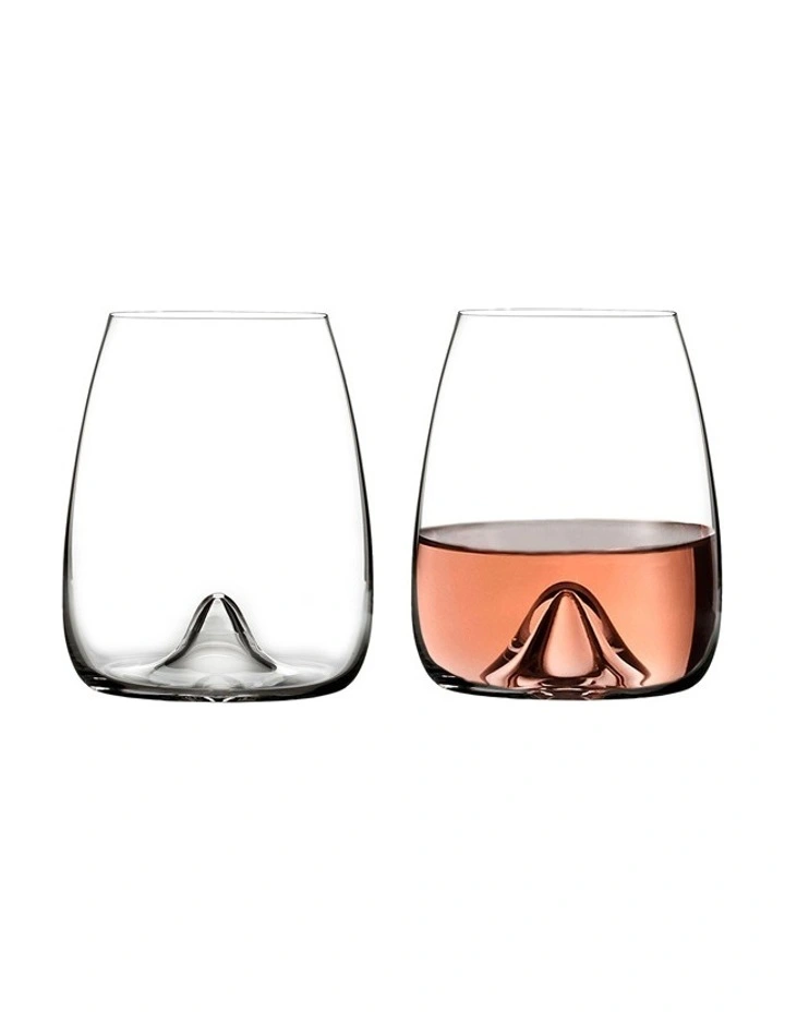 Elegance Set of 2 Stemless Wine Glass