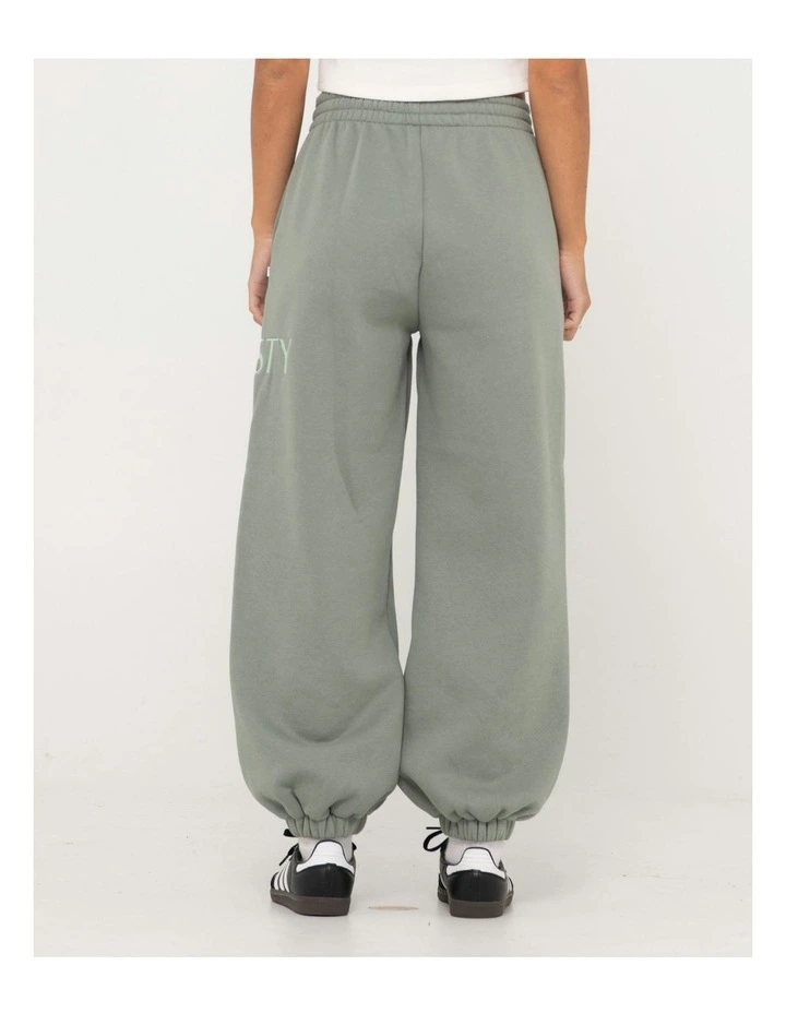 Signature Oversize Trackpant in Green
