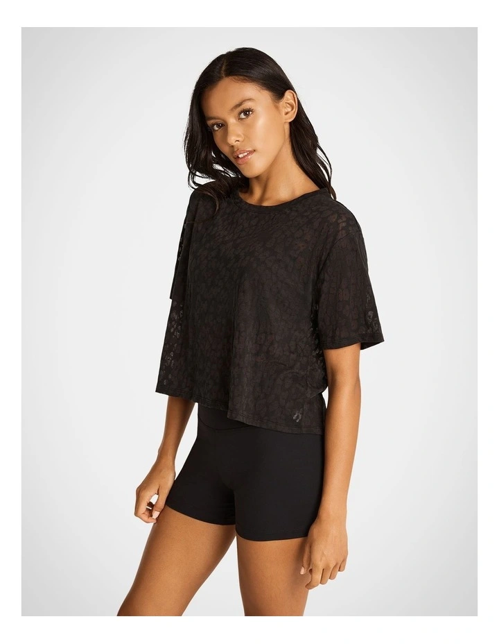 Burnout Tee in Black