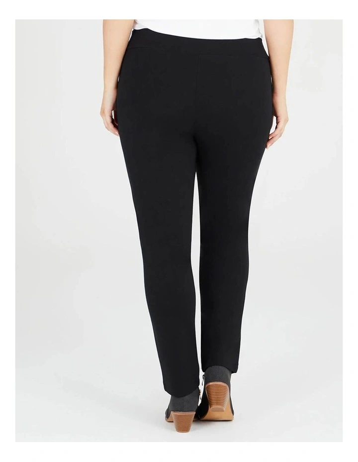 Tall Ponte Everyday Pant in Black