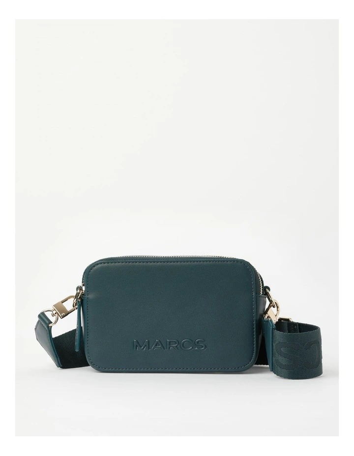 Budapest Petrol Camera Crossbody Bag