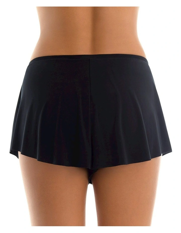 Jersey Tummy Control Swim Shorts in Black