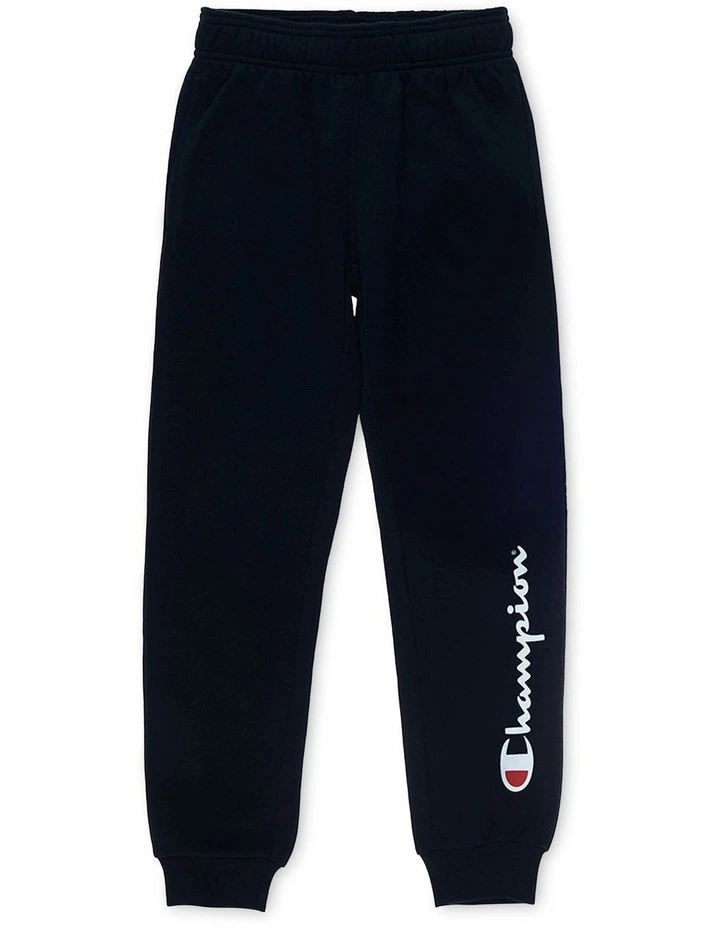 Script Cuff Pants in Black