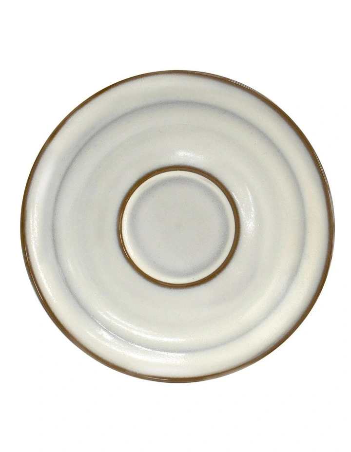 Clover Espresso Cup & Saucer in Natural