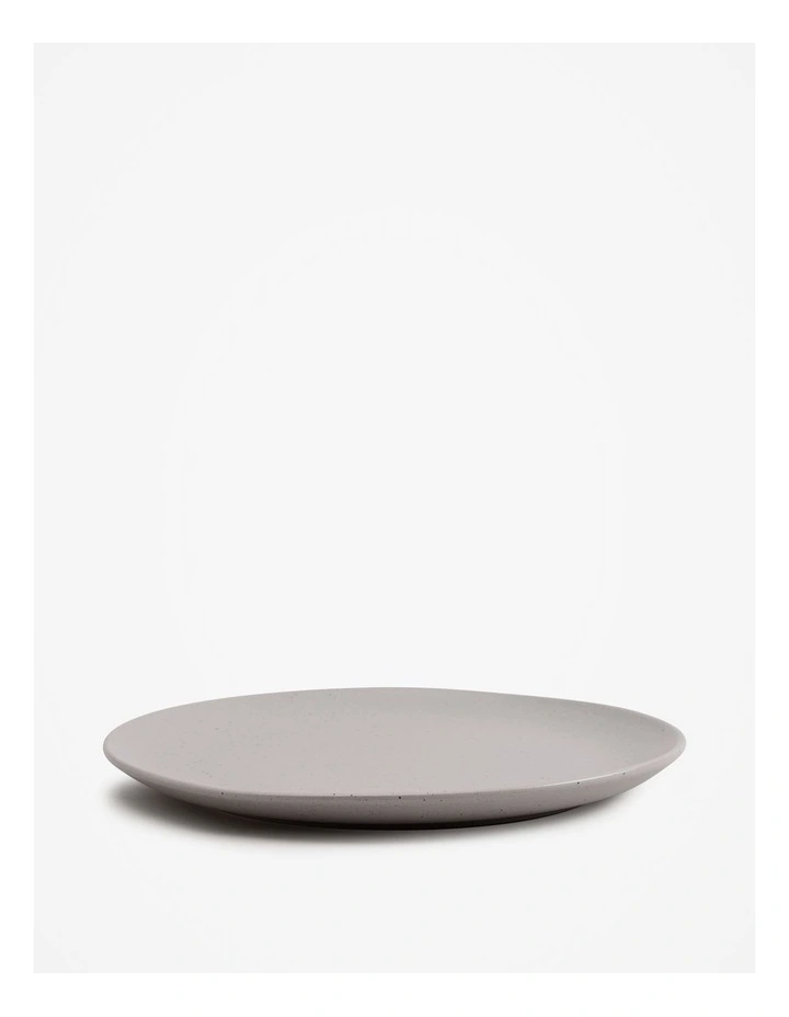 Tapas Dinner Plate in Pale Grey