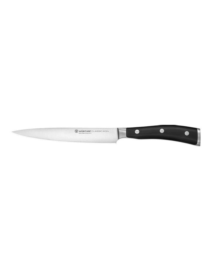 Classic Ikon Utility Knife 16cm in Black