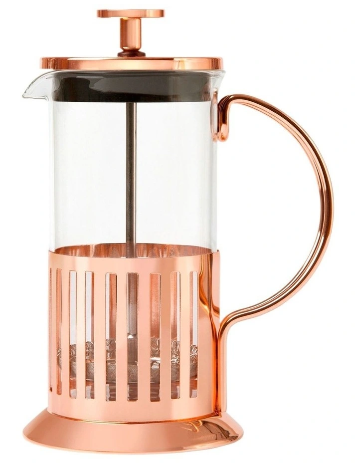 Gift Boxed Blend Colombia Plunger 350ml in Rose Gold