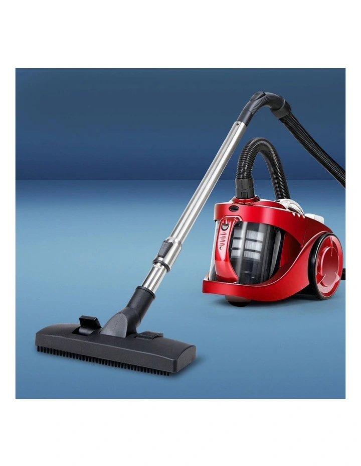 Devanti 2200W Bagless Vacuum Cleaner in Red