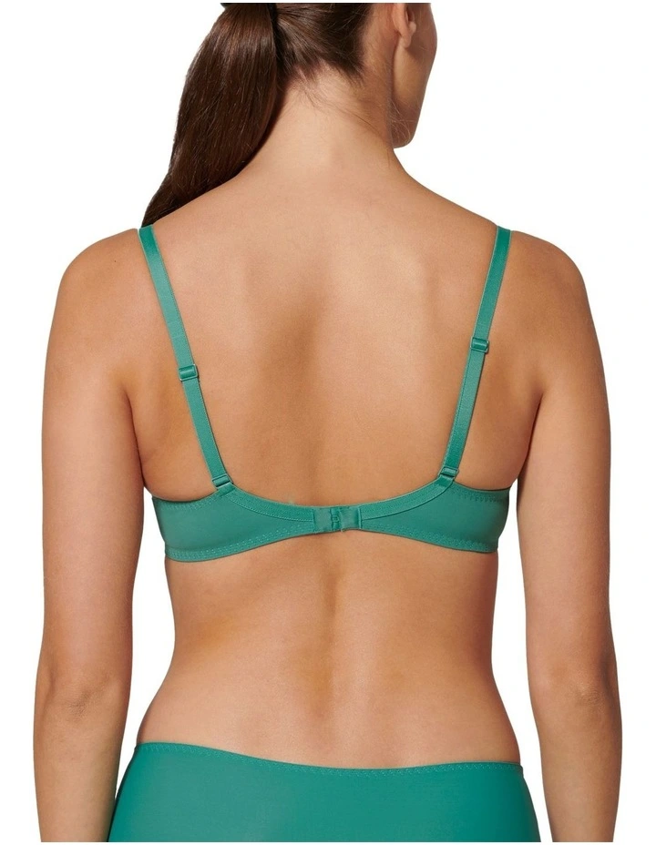 Saga Full Cup Plunge Bra in Green