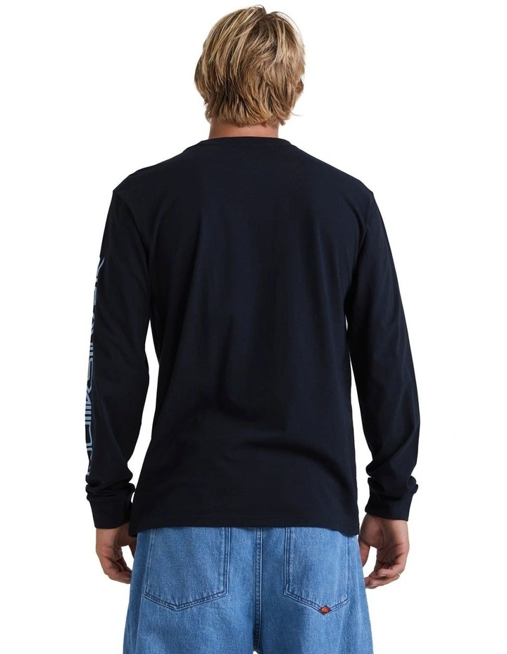 Omni Logo Long Sleeve T-shirt in Black