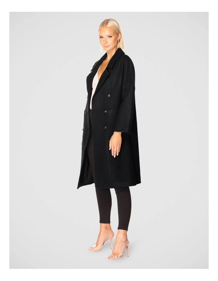 Thierry Long Coat in Black