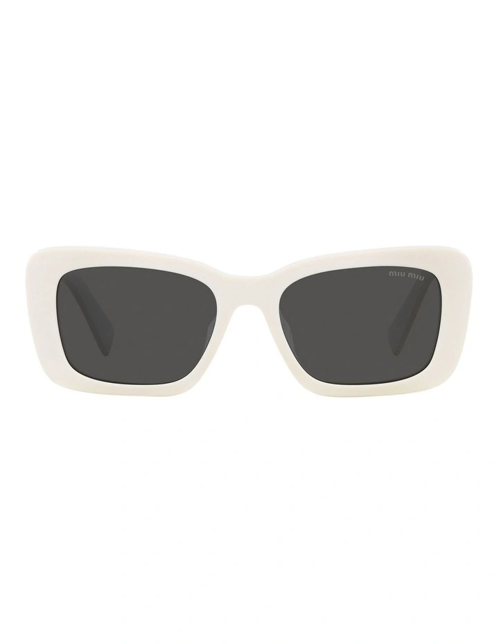 MU 07YS White Sunglasses