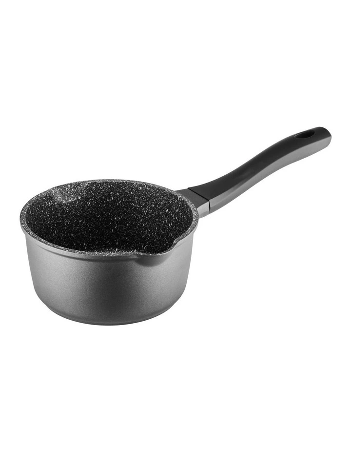 Classic Milk Pan with Spouts 16cm in Black