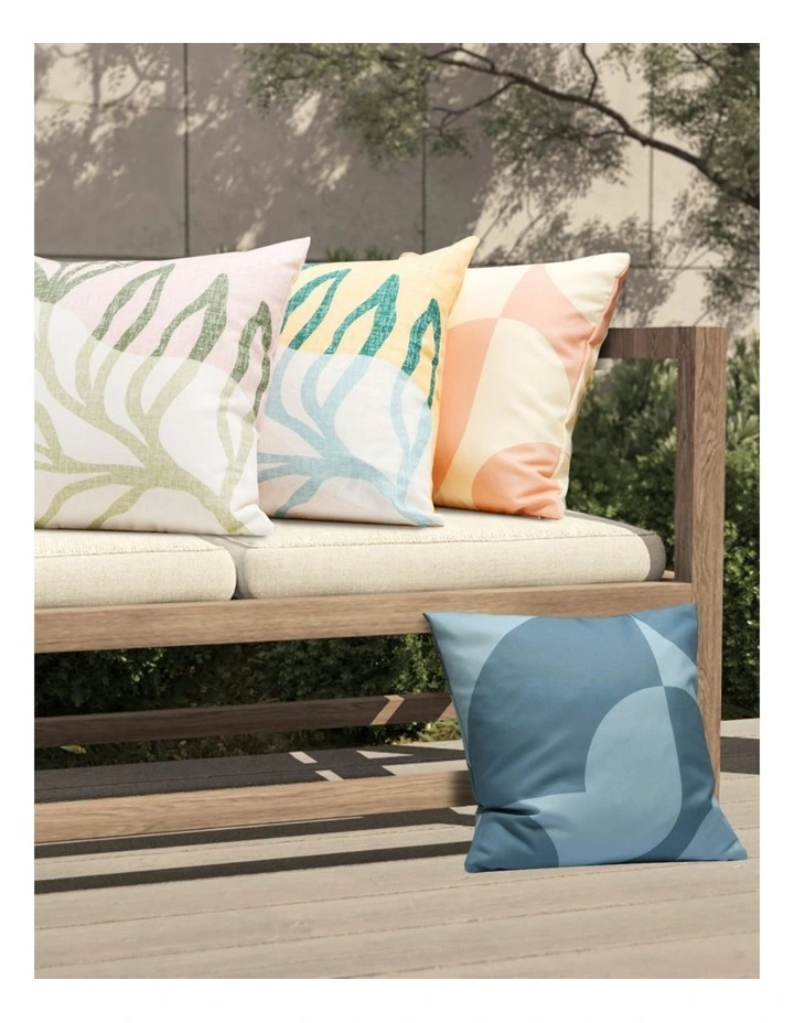 Praha Printed Outdoor Cushion 50 x 50cm in Sage/Moss