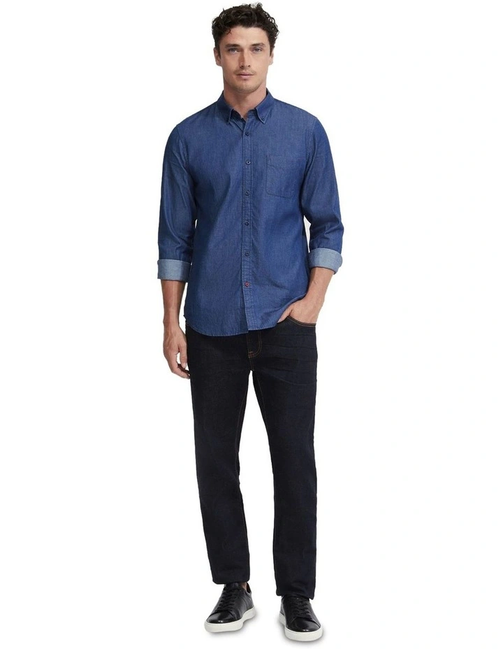 Portland Denim Shirt in Indigo