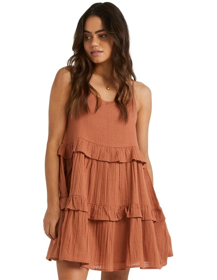Venice Moon Dress in Caramel