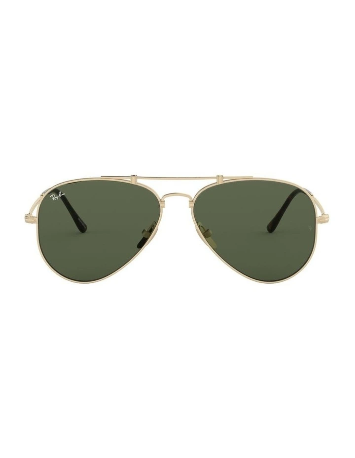 Aviator Titanium Gold RB8125 Sunglasses