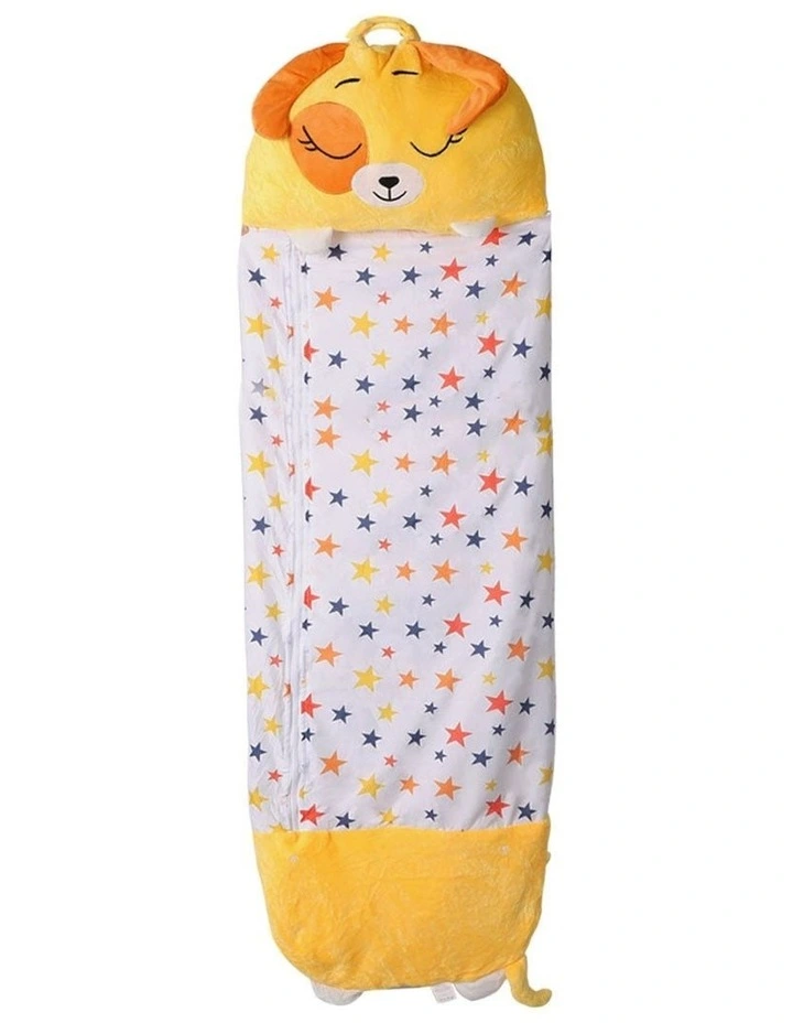 Child Pillow Sleeping Bag in Yellow
