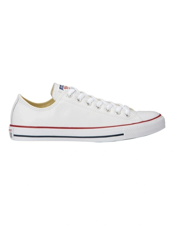 Chuck Taylor All Star Optic White Leather Low Top Sneaker