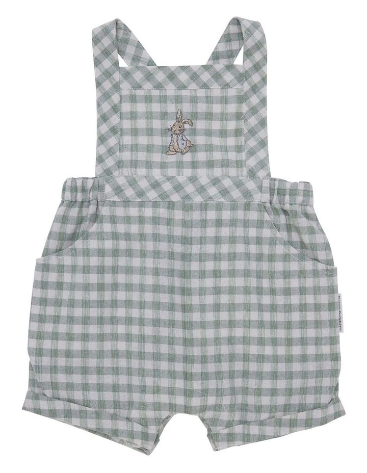 Christmas Shorts Overall in Green