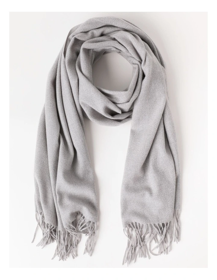 Pashminetta Winter Scarf in Grey