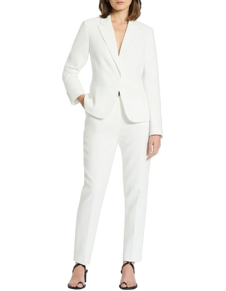 Simona Suit Jacket in Ivory