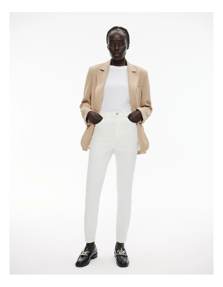 7/8 Skinny Jean in Parchment