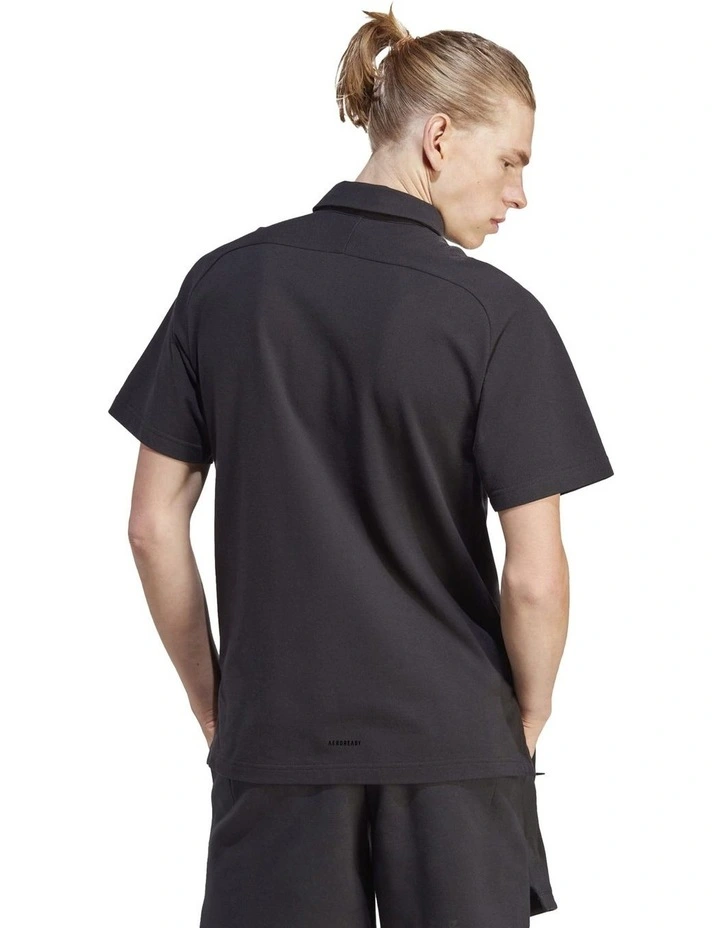 Z.N.E. Premium Polo Shirt in Black