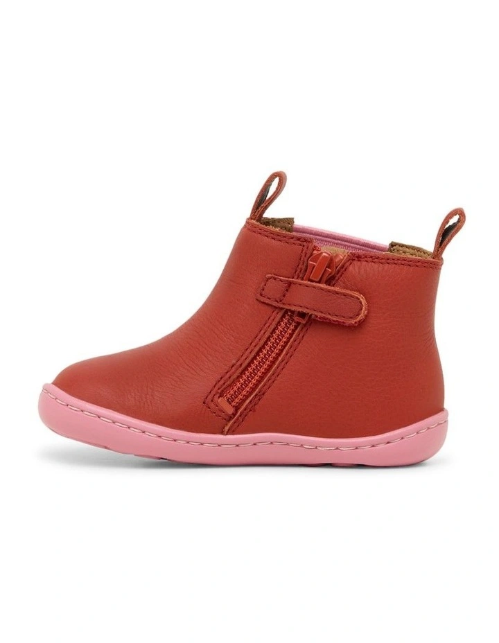 Peu Cami Gusset Infant Boots in Red