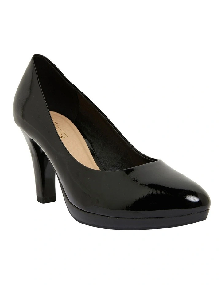 Opera Black Patent Heeled Shoes