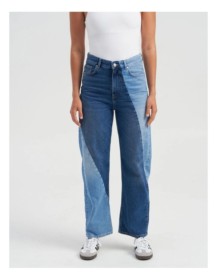 Carrie High Waisted Jeans in Denim