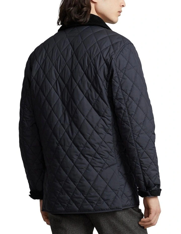 Water-Repellent Barn Coat in Black