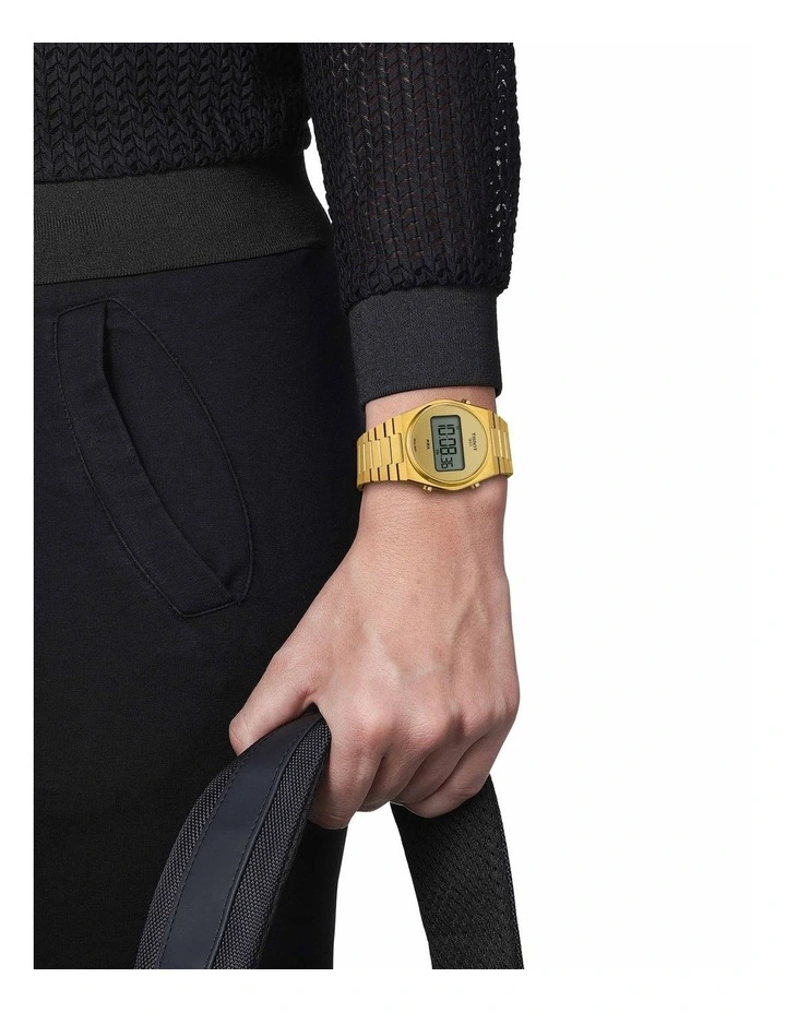PRX Digital 35mm T1372633302000 Watch in Yellow Gold