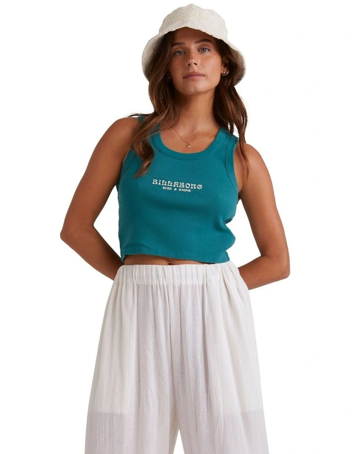 Summer Lover Tank in Bright Lagoon