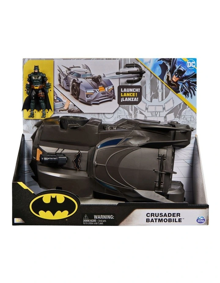 Batman Crusader Batmobile with 4inch Figure in Black