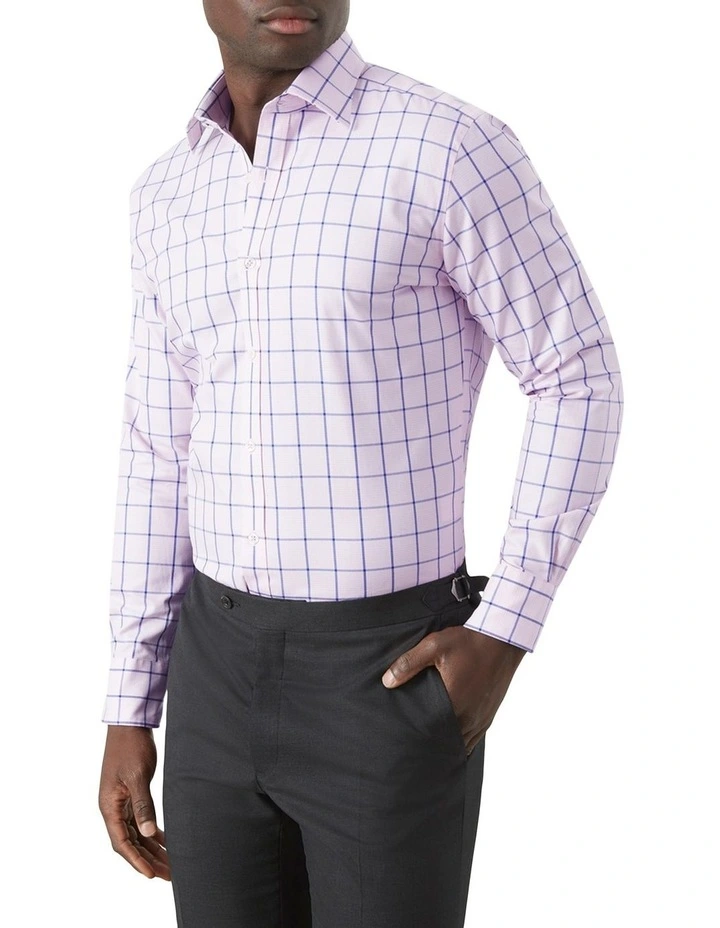 Hadden Shirt in Pink Navy