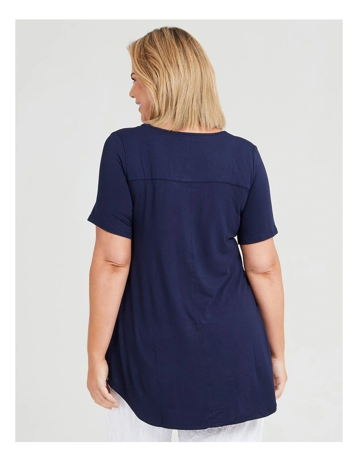 Bamboo Base Short Sleeve Top