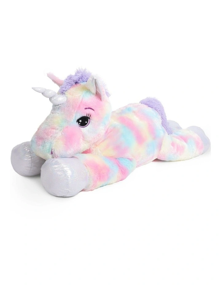 Jumbo Lying Unicorn Soft Plush Toy 105cm