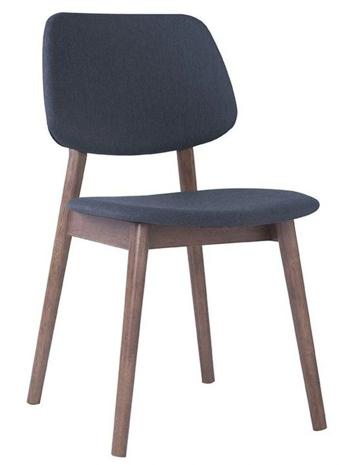 Mercy Dining Chair Walnut/Dark Grey