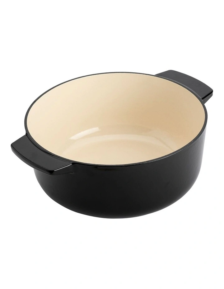 Covered Casserole 26cm/5.2L in Onyx Black